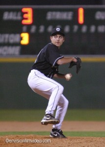 Vincent Salazar pitches to victory