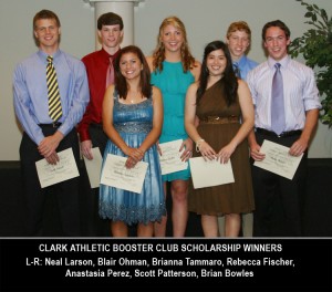 Clark Athletic Booster Club Winners